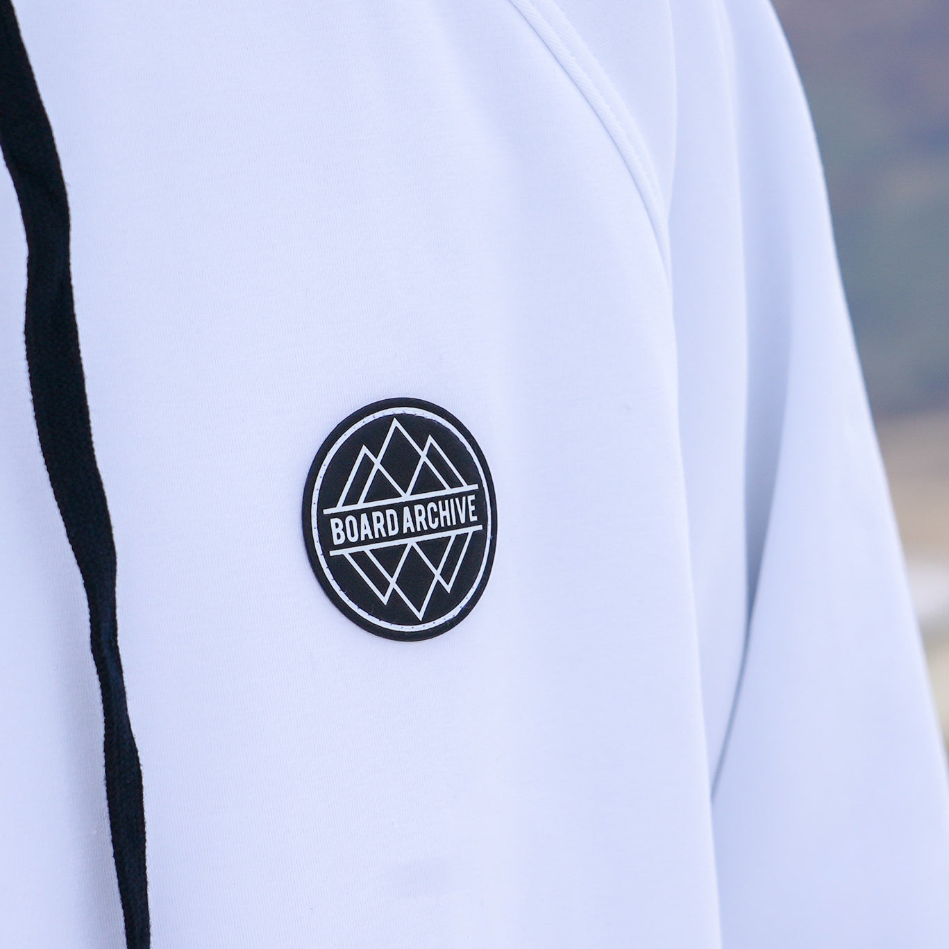 Board Archive Riding Hoodie (WHITE)