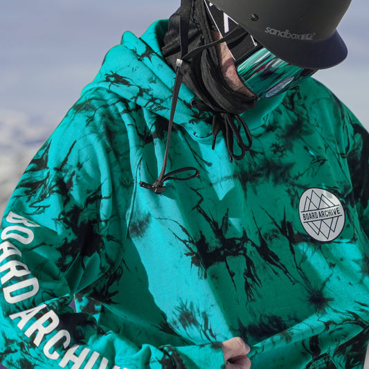 Board Archive Logo Hoodie | Tie Dye